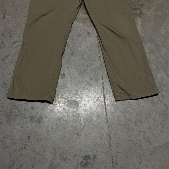 Duluth Flex Fire Hose Pants Size 40x32 Beige Straight Leg Canvas Work Pants - Picture 3 of 7